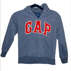 GAP Kids Jacket with Full Zip and Hood Size 8